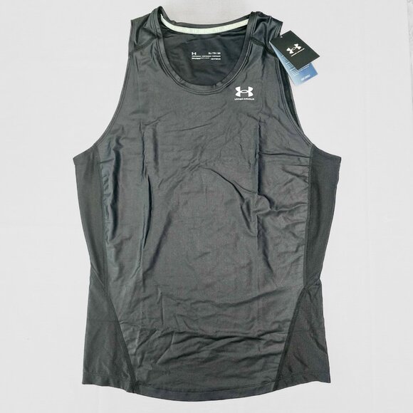 NWT Men's Under Armour Iso-Chill Heat Gear Compression Tank Black XL - Picture 5 of 11